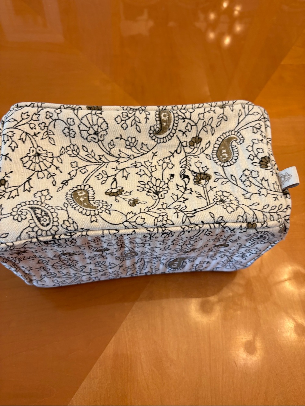 Cleobella Floral Paisley Toiletry/Cosmetics Bag - Picture 4 of 8